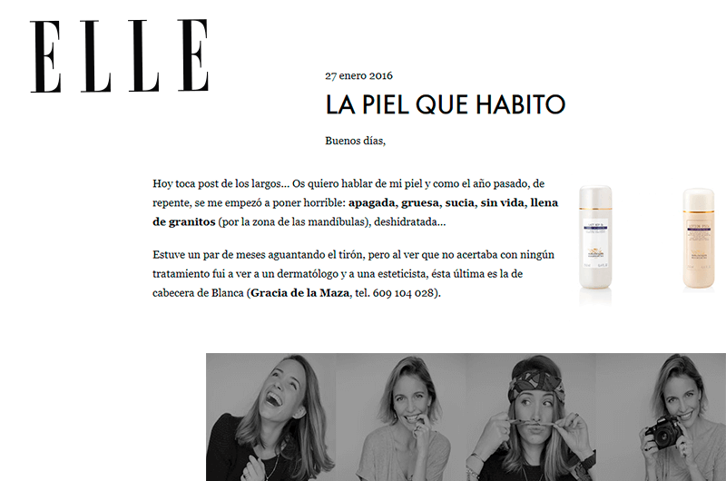 ELLE: LA PIEL QUE HABITO